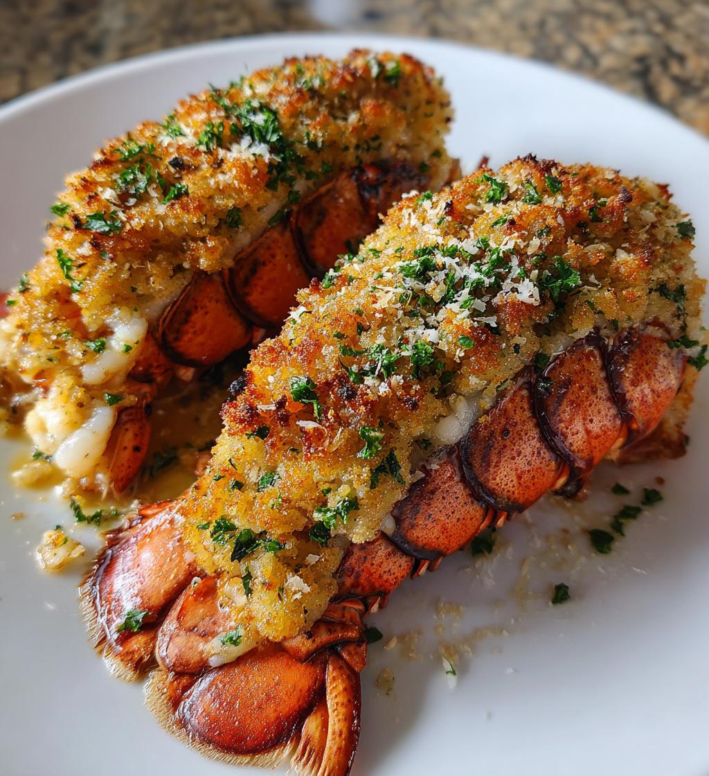 baked stuffed lobster tail delight - detail 1