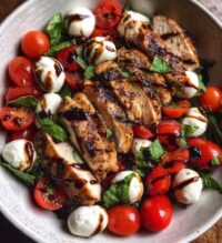 balsamic grilled chicken caprese salad