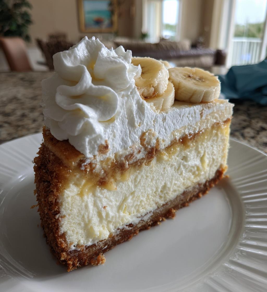 banana cream cheesecake