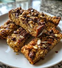 banana oat breakfast bars