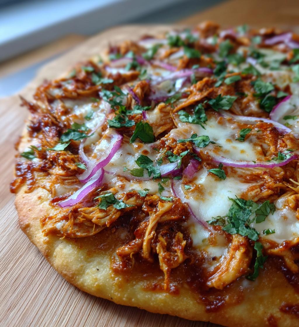 bbq chicken flatbread - detail 1