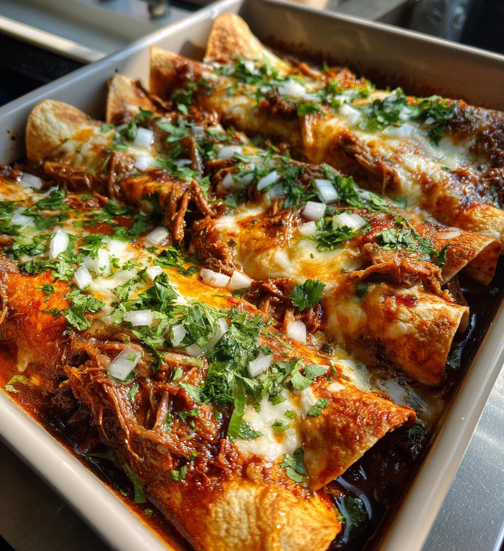 birria enchiladas - detail 1