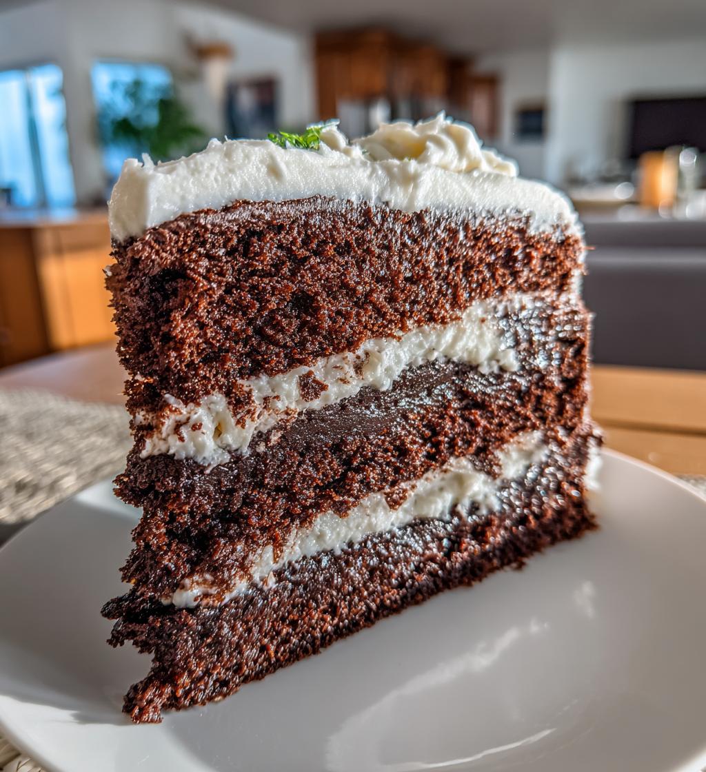 black velvet cake - detail 1