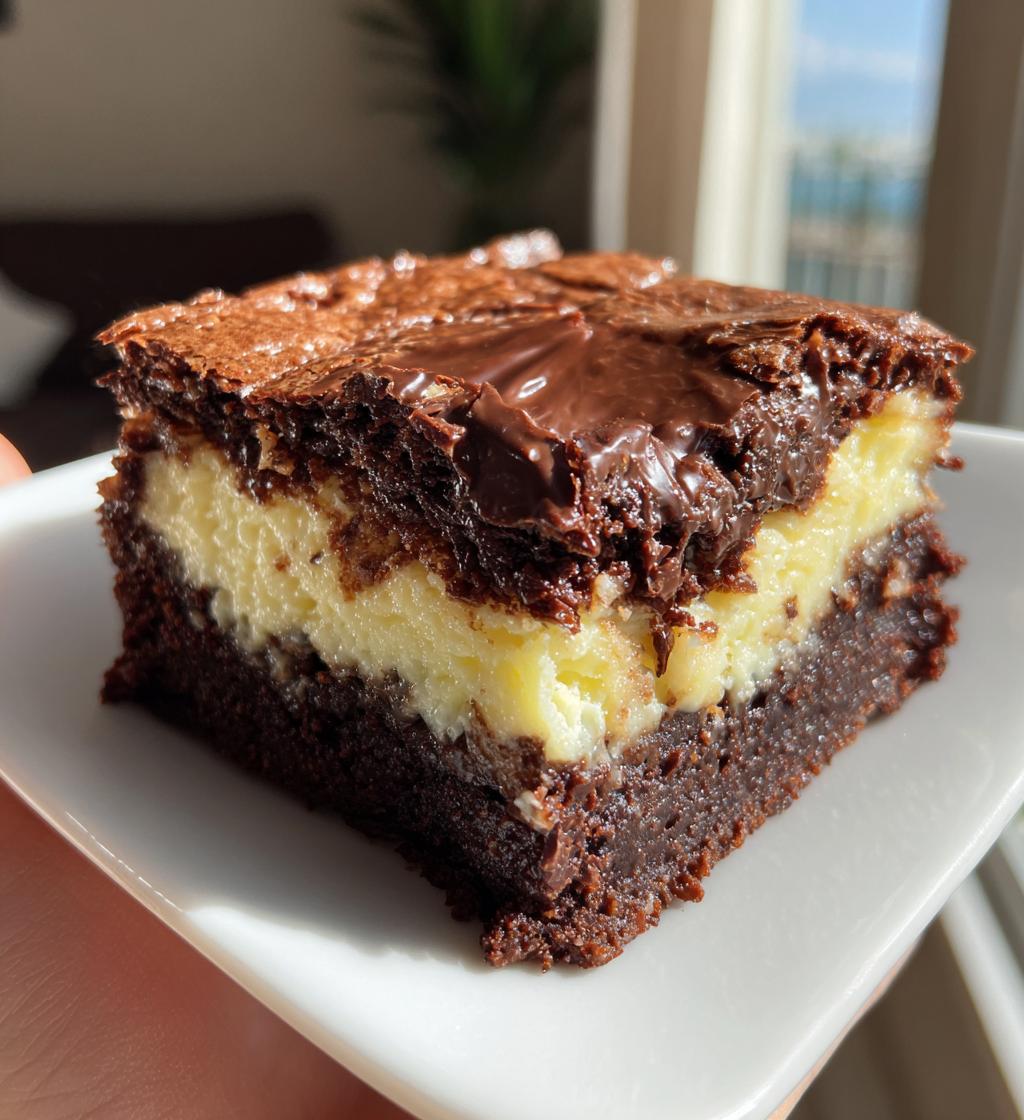 brownie cheesecake perfect fusion