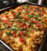 bruschetta chicken casserole