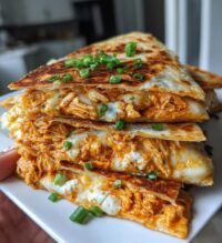 buffalo chicken quesadillas