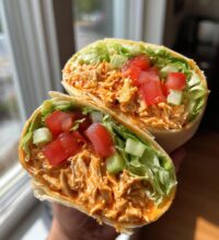 buffalo chicken salad wrap