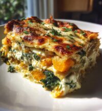 butternut squash and kale lasagna