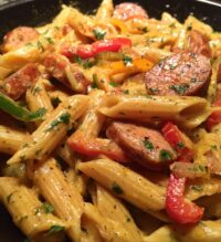 cajun sausage pasta