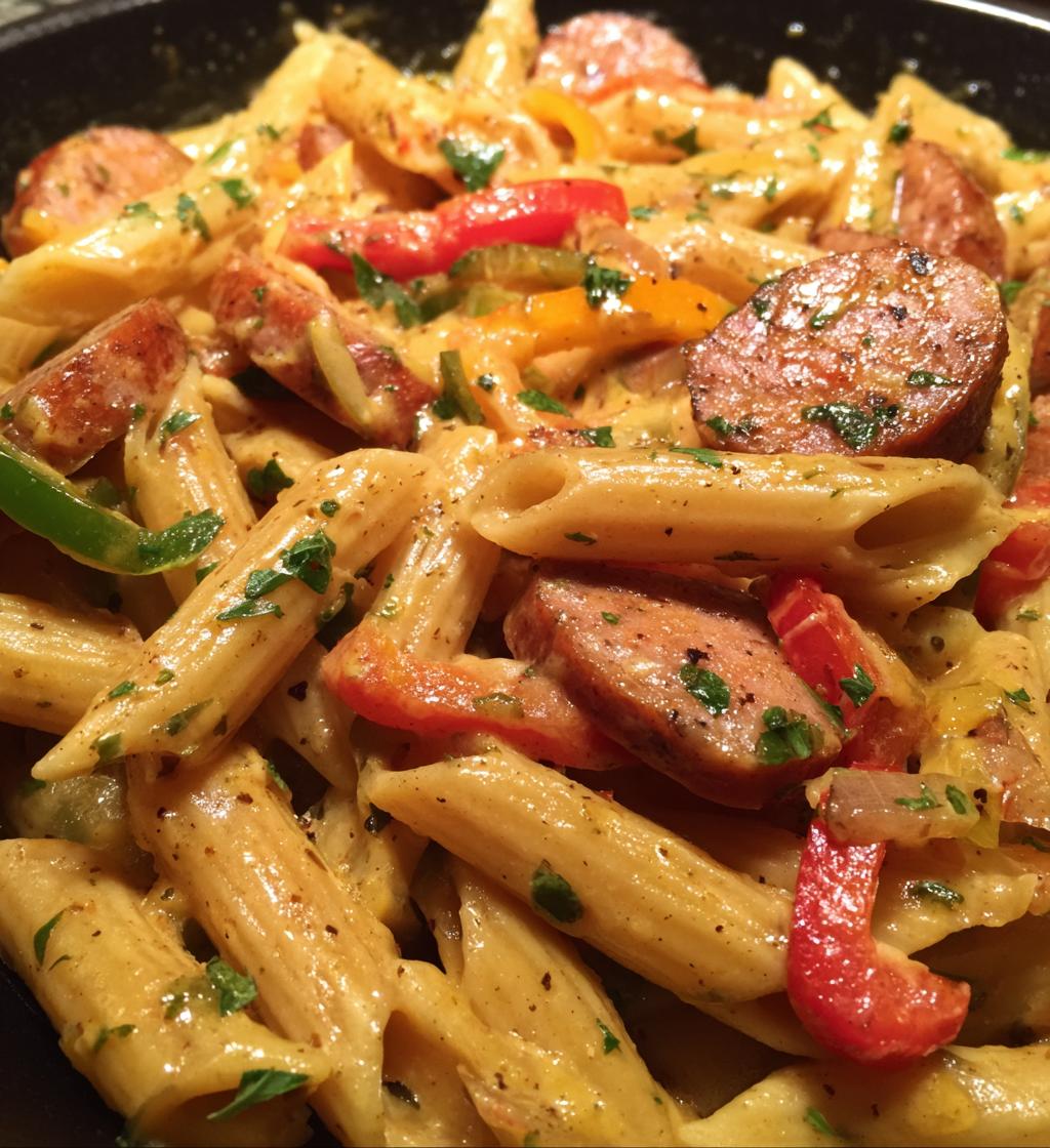 cajun sausage pasta