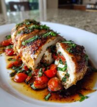 caprese stuffed chicken breast