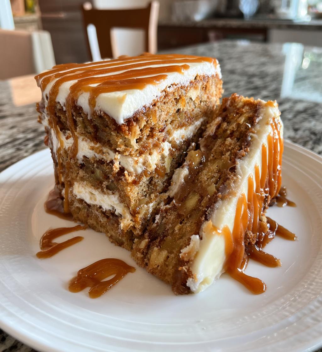 caramel apple spice cake