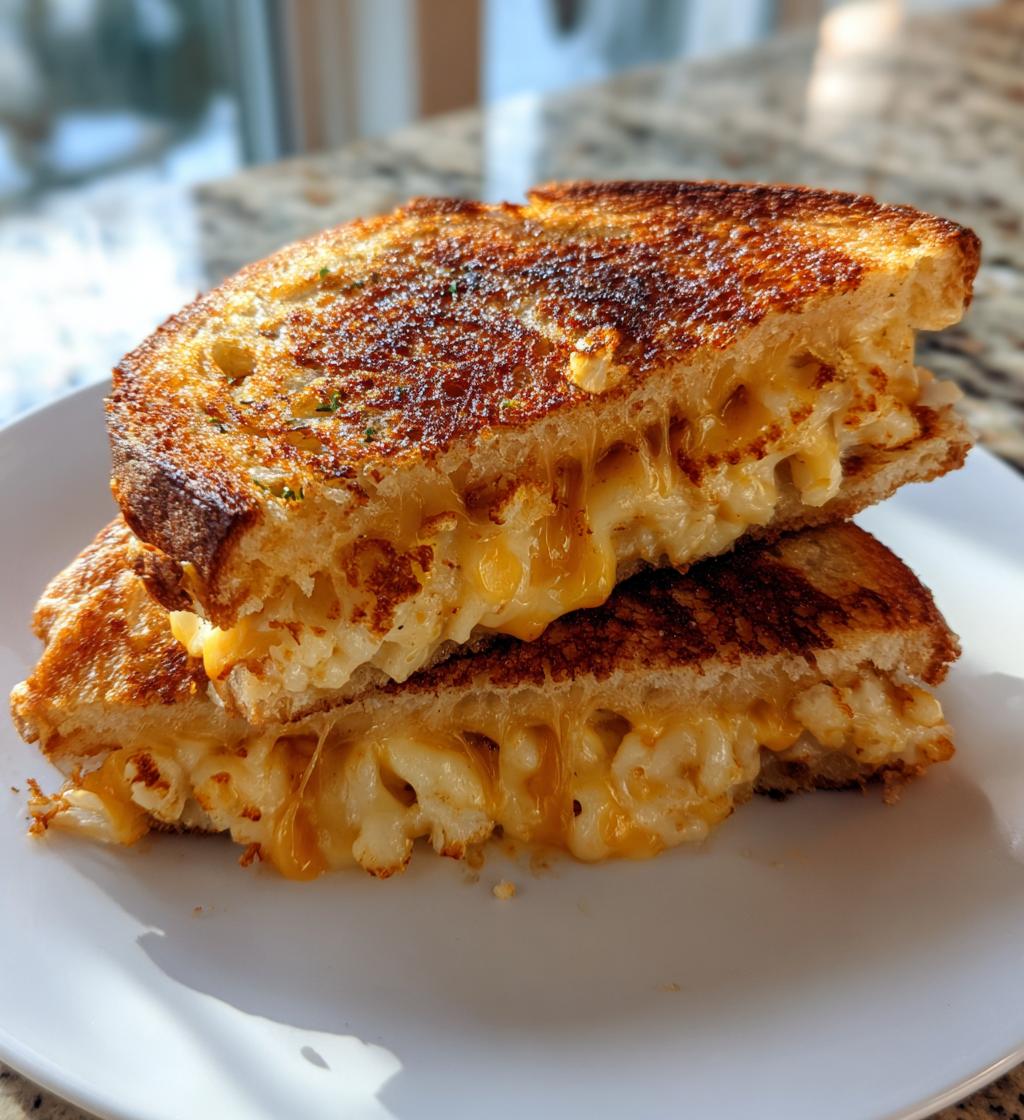 cauliflower grilled cheese - detail 1