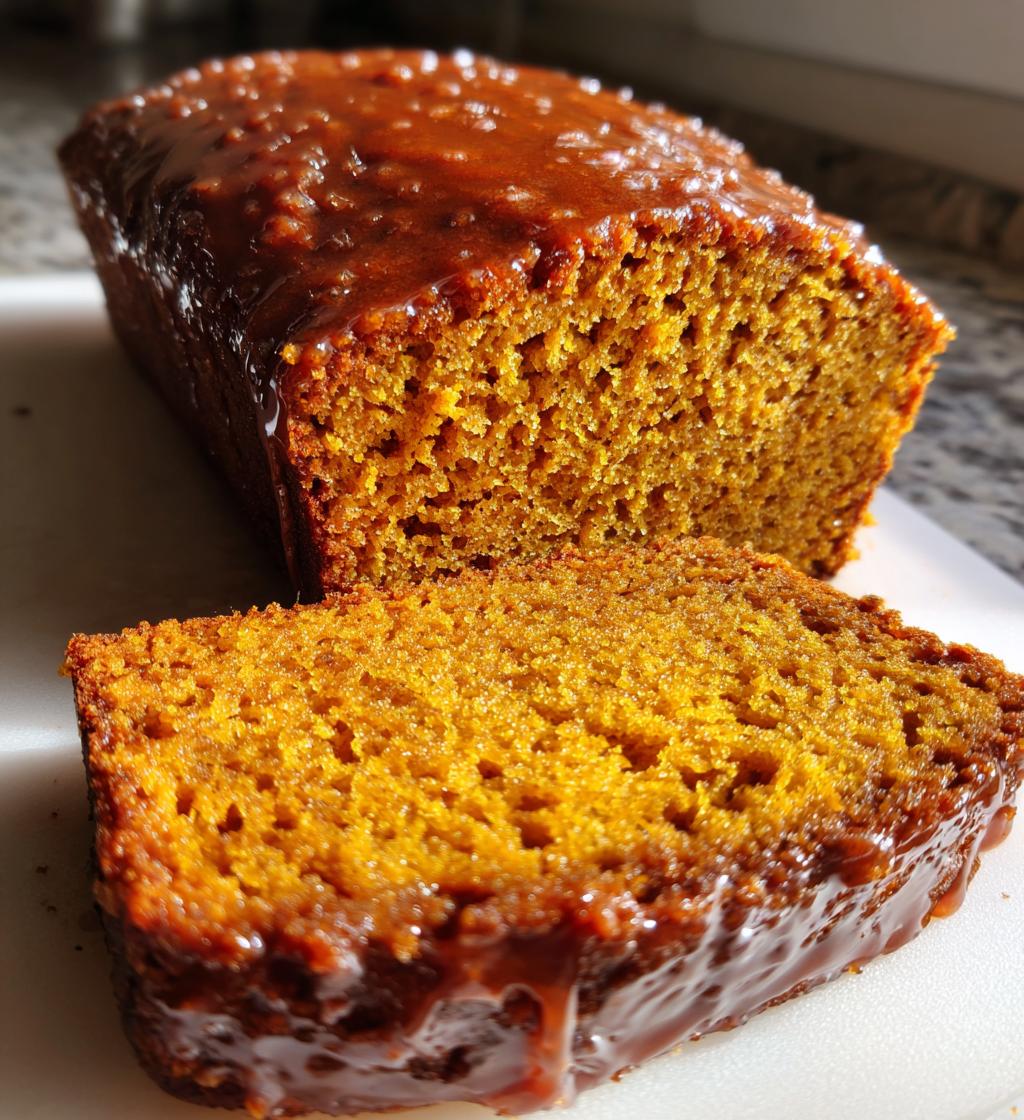 chai spice maple pumpkin bread - detail 1