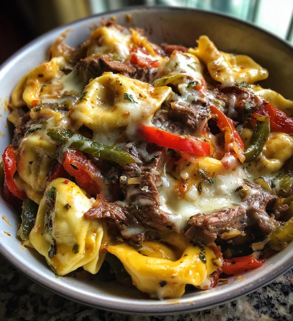 cheesesteak tortellini bliss - detail 1