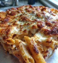 cheesy baked penne a comforting classic