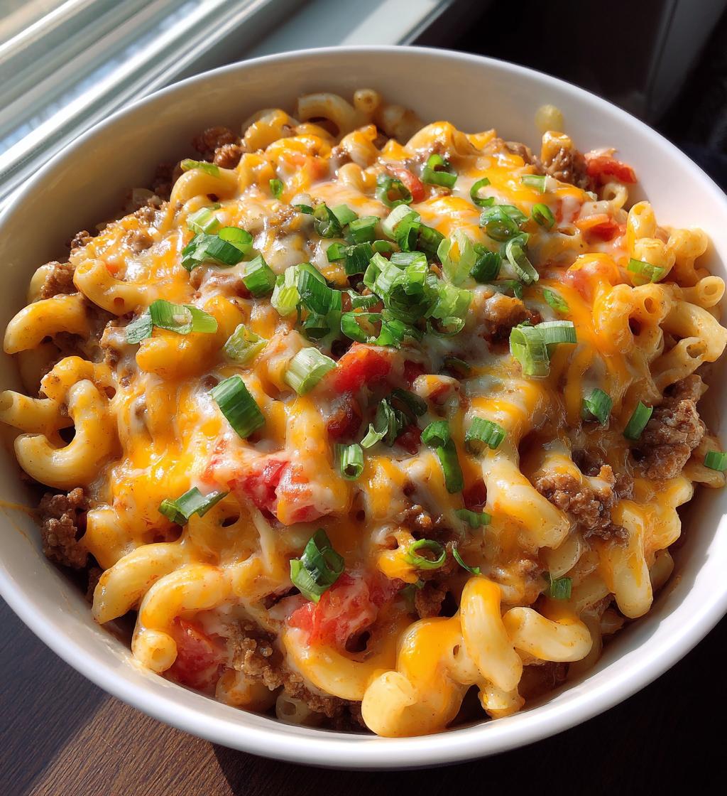 cheesy taco pasta skillet