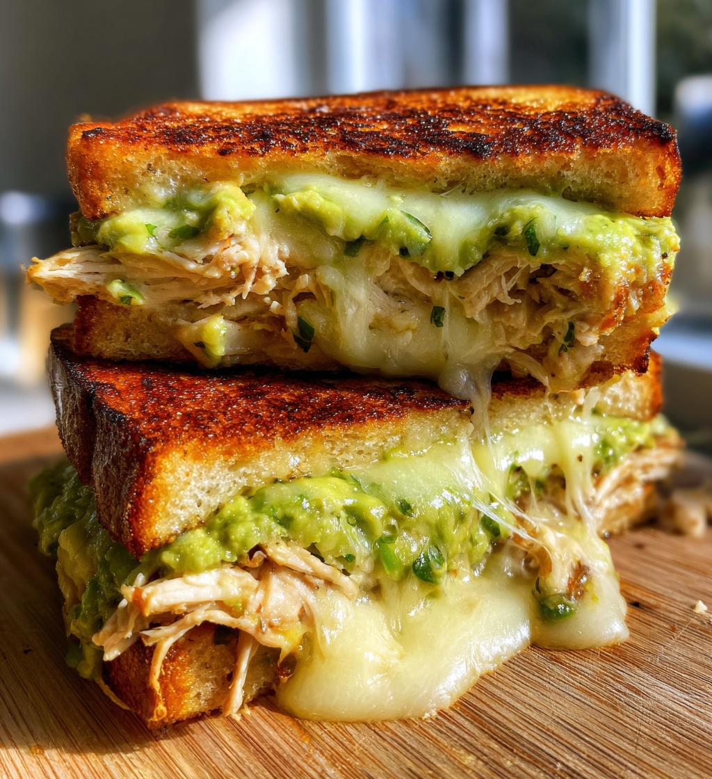 chicken avocado melt sandwich - detail 1