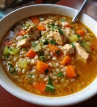 chicken barley soup