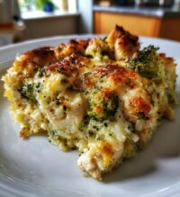chicken broccoli alfredo bake