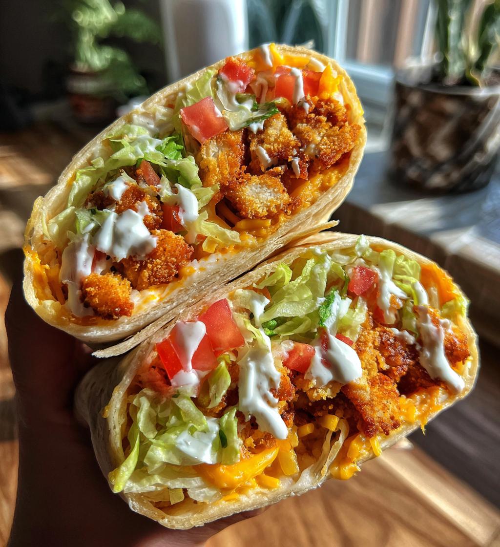 chicken nugget wrap