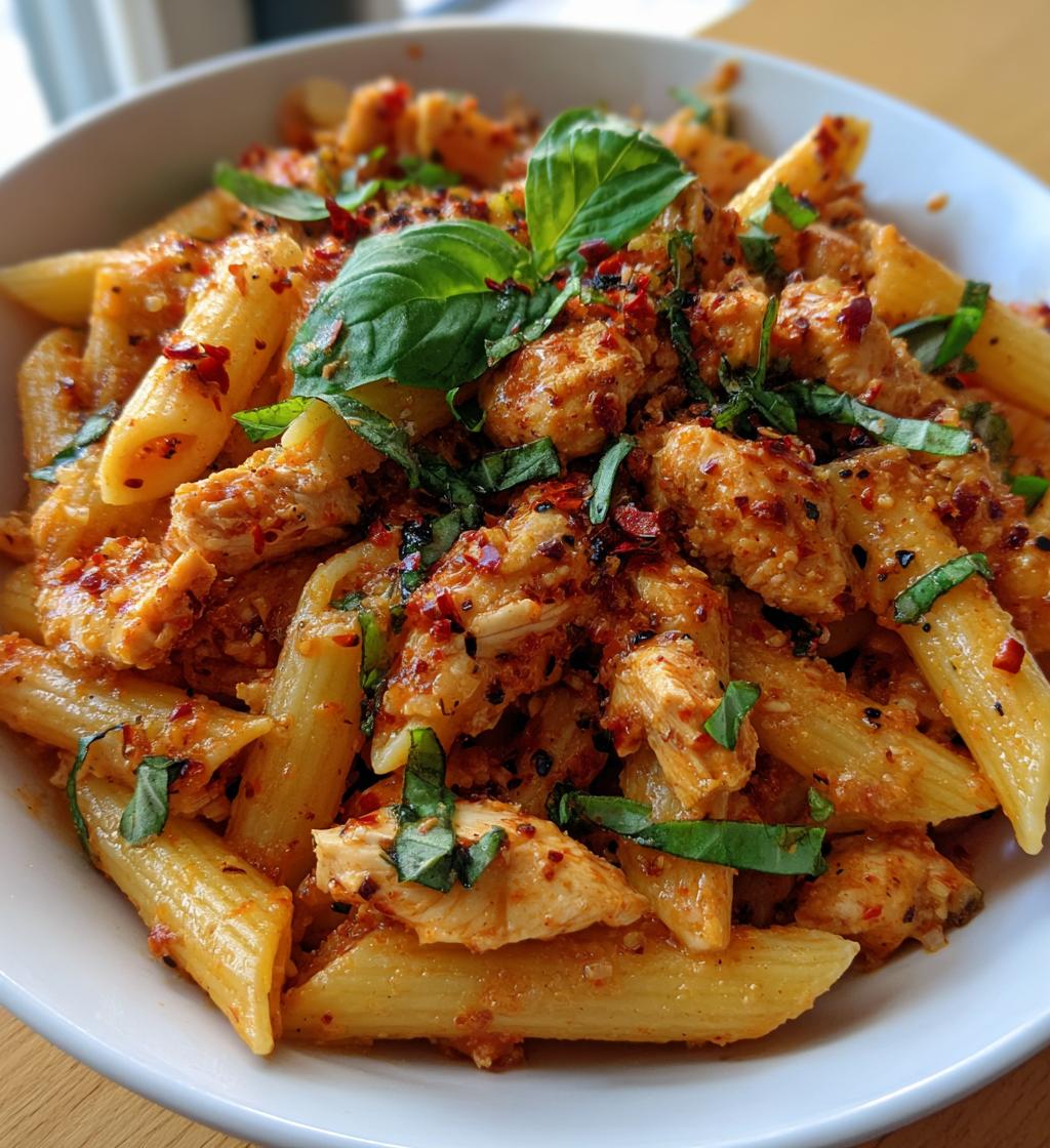 chicken penne arrabbiata