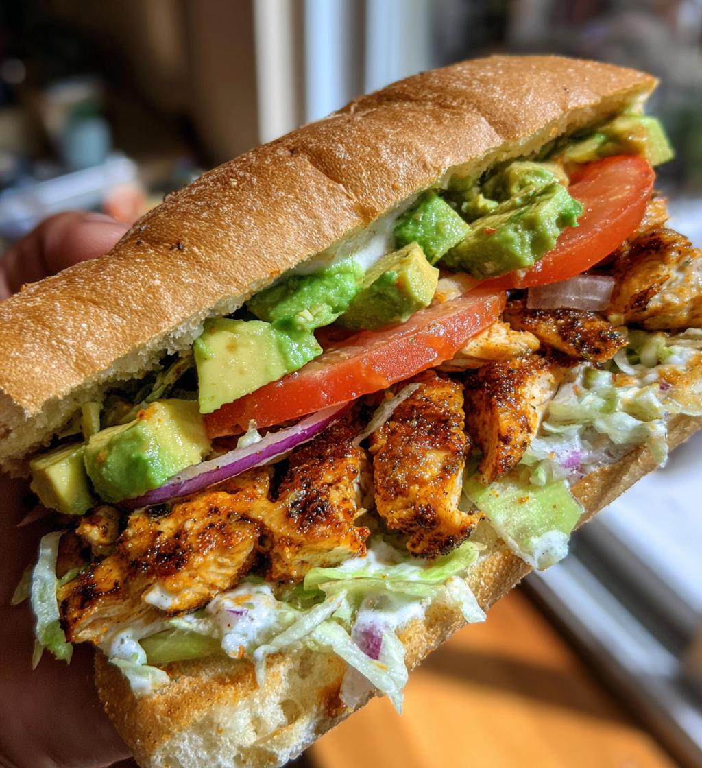 chicken torta sandwich
