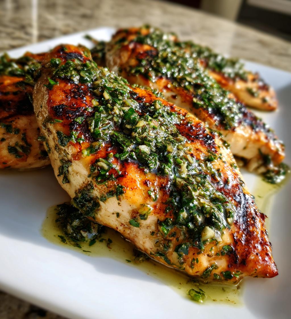 chimichurri chicken - detail 1