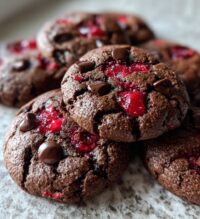 chocolate cherry cookies