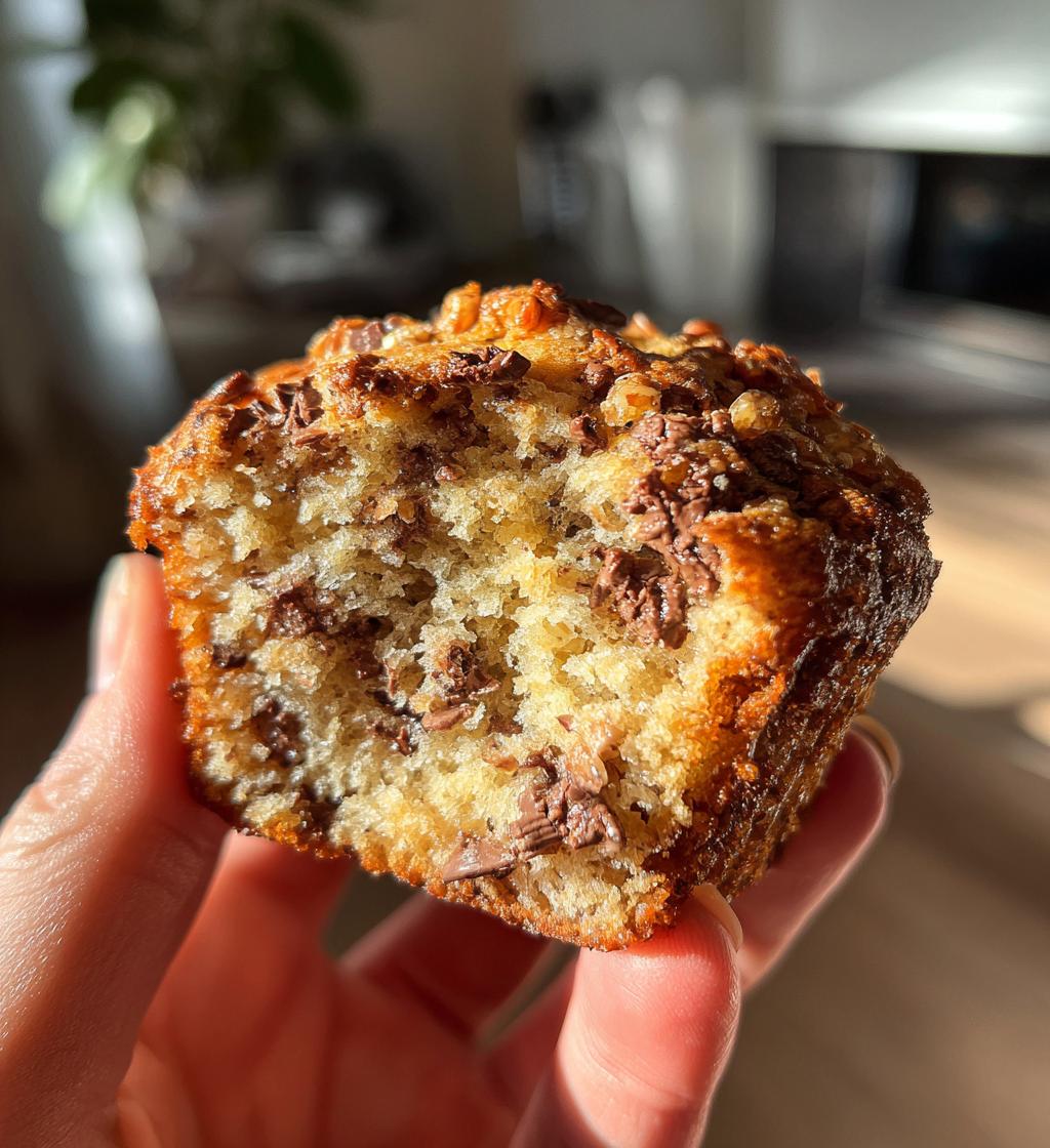 chocolate coffee toffee crunch muffins - detail 1