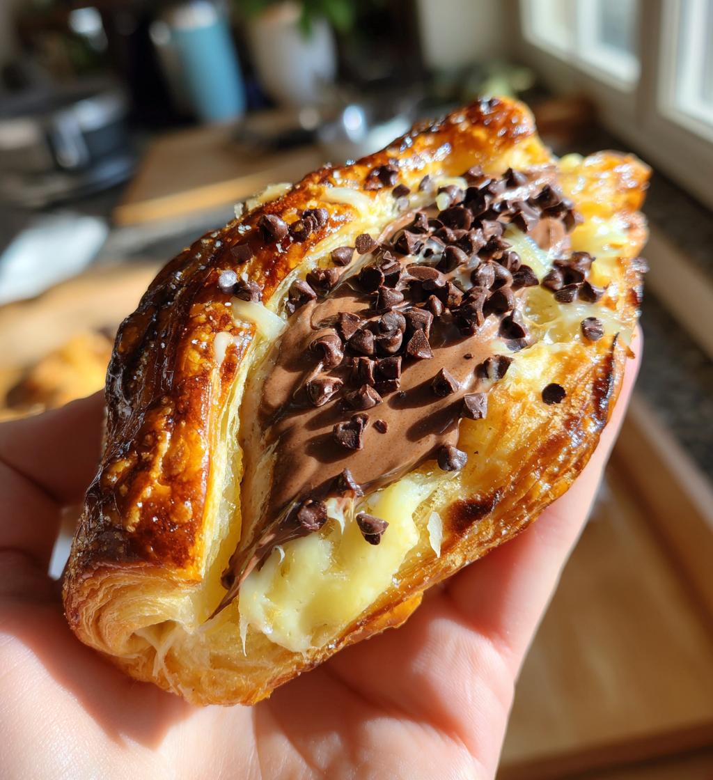chocolate cream cheese danish