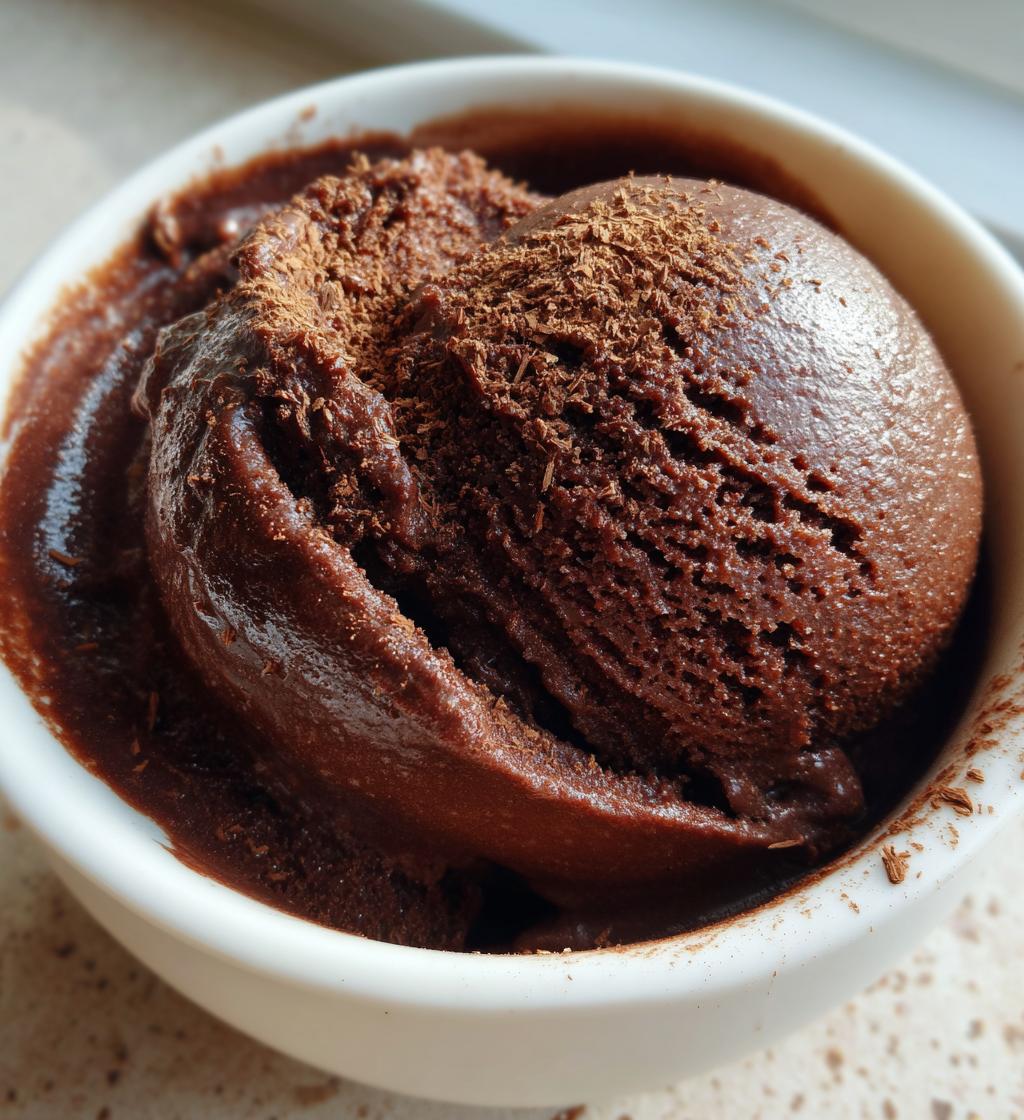 chocolate sorbet recipe - detail 1