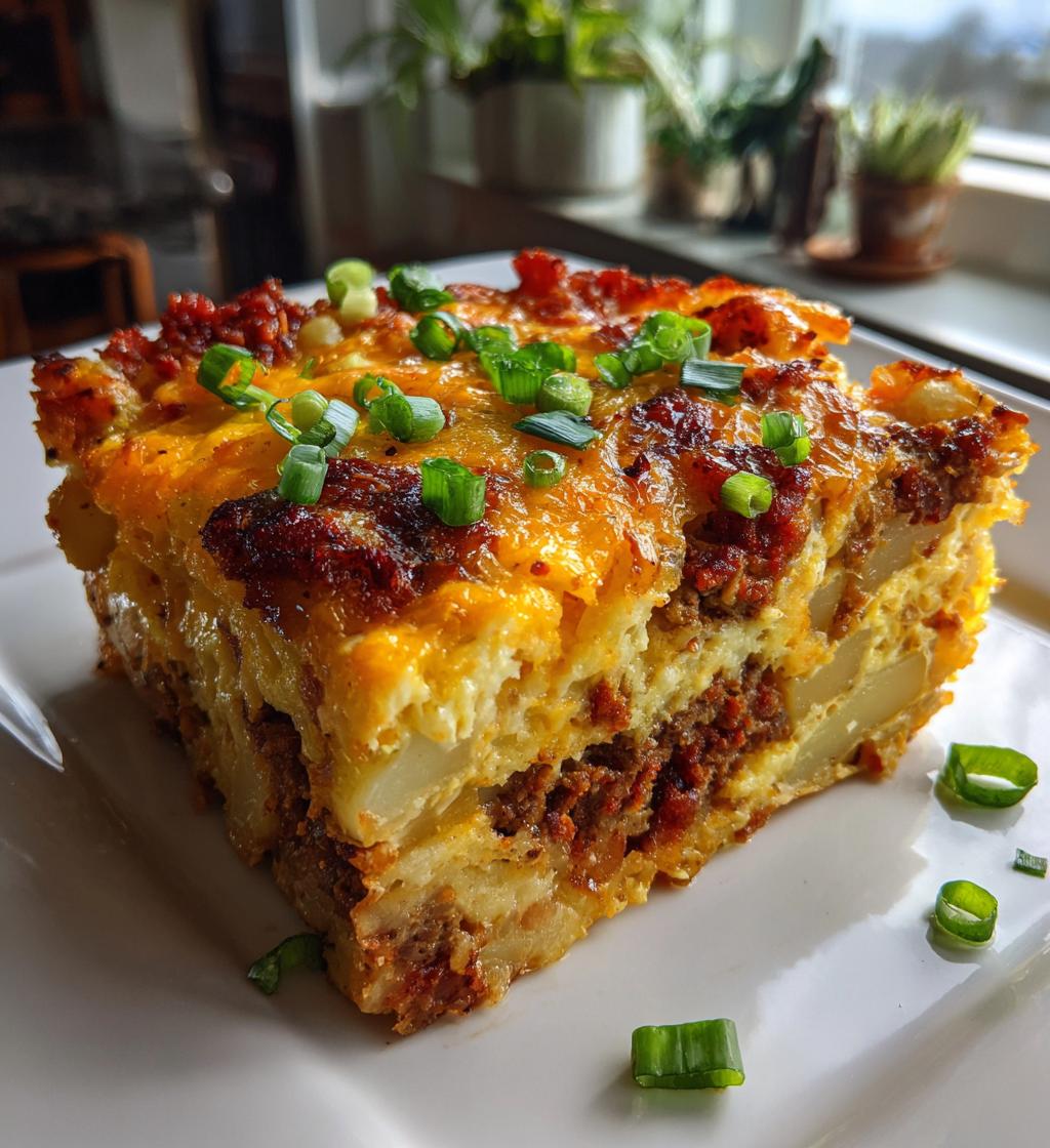 chorizo potato egg casserole