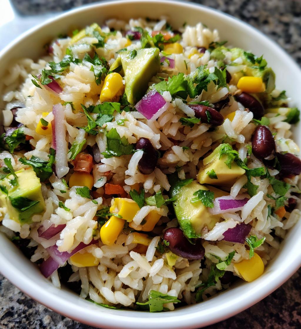 cilantro lime rice bowl