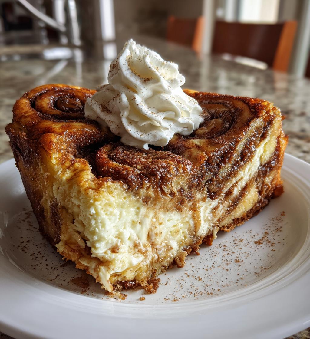 cinnamon roll cheesecake