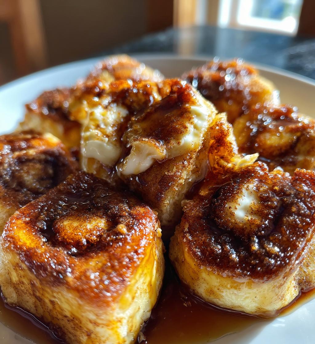 cinnamon roll french toast bites - detail 1