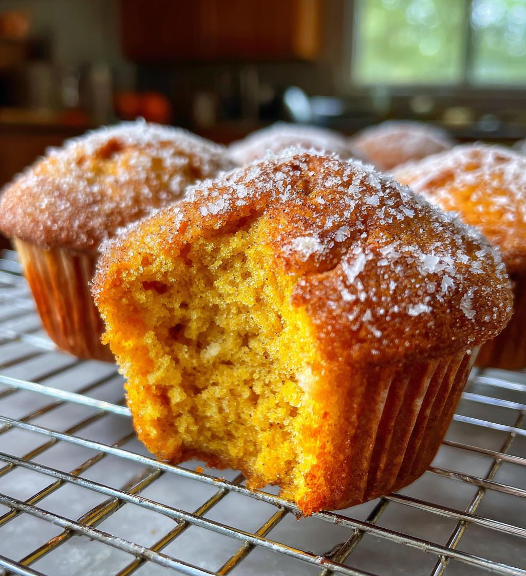 cinnamon sugar pumpkin muffins - detail 1