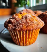cinnamon sugar pumpkin muffins