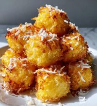 coconut pineapple bites