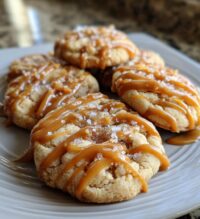 copycat crumbl salted caramel cheesecake cookies