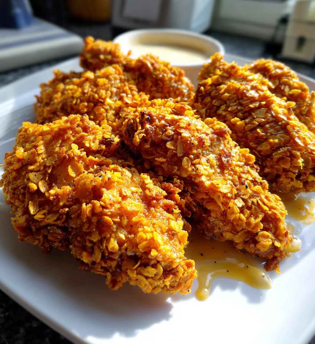 cornflake baked chicken - detail 1