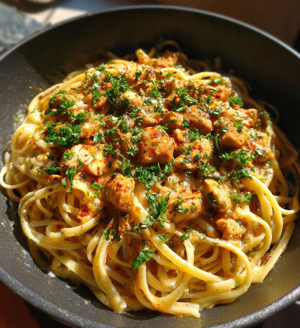 cowboy butter chicken linguine