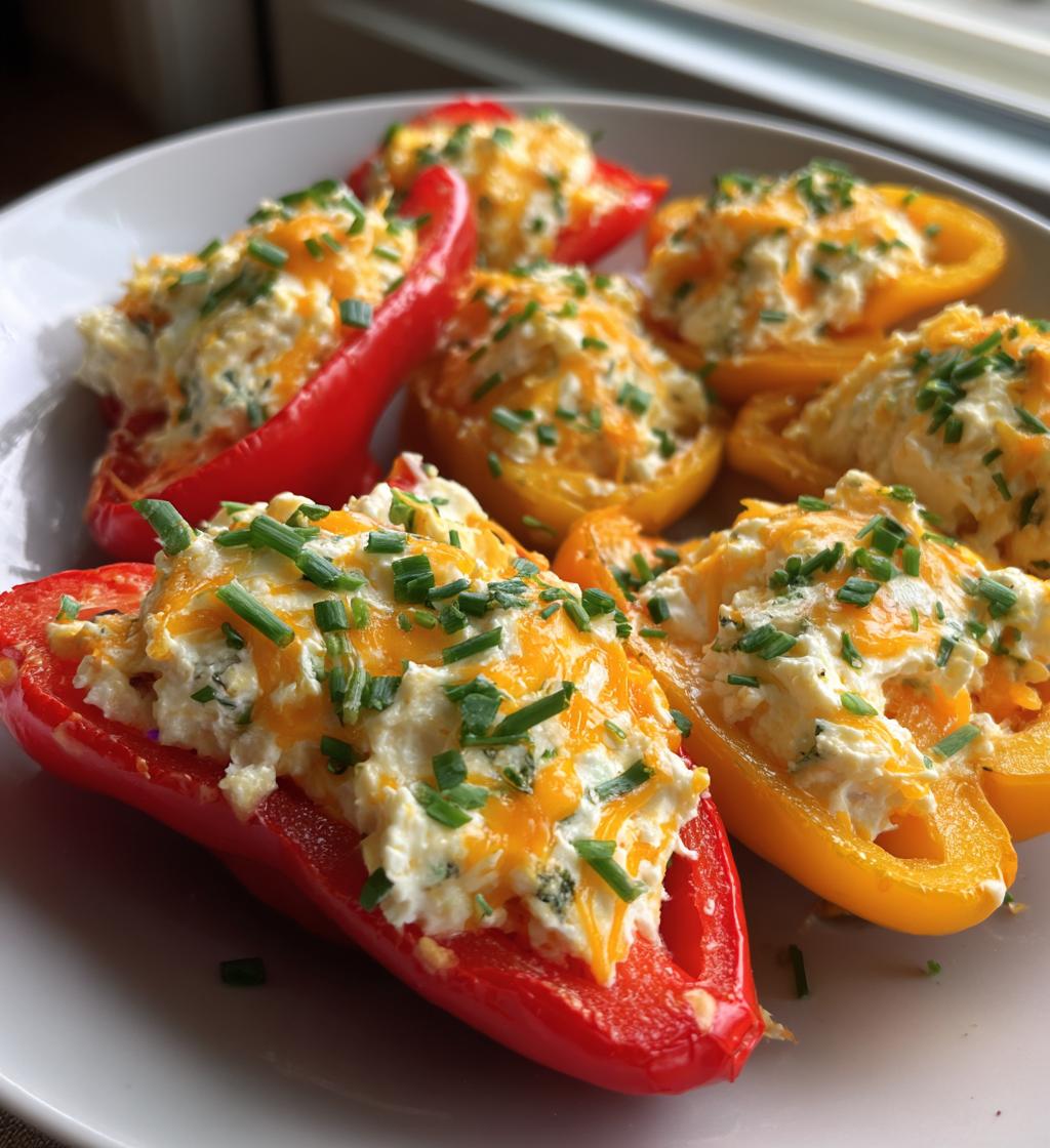 cream cheese stuffed mini peppers