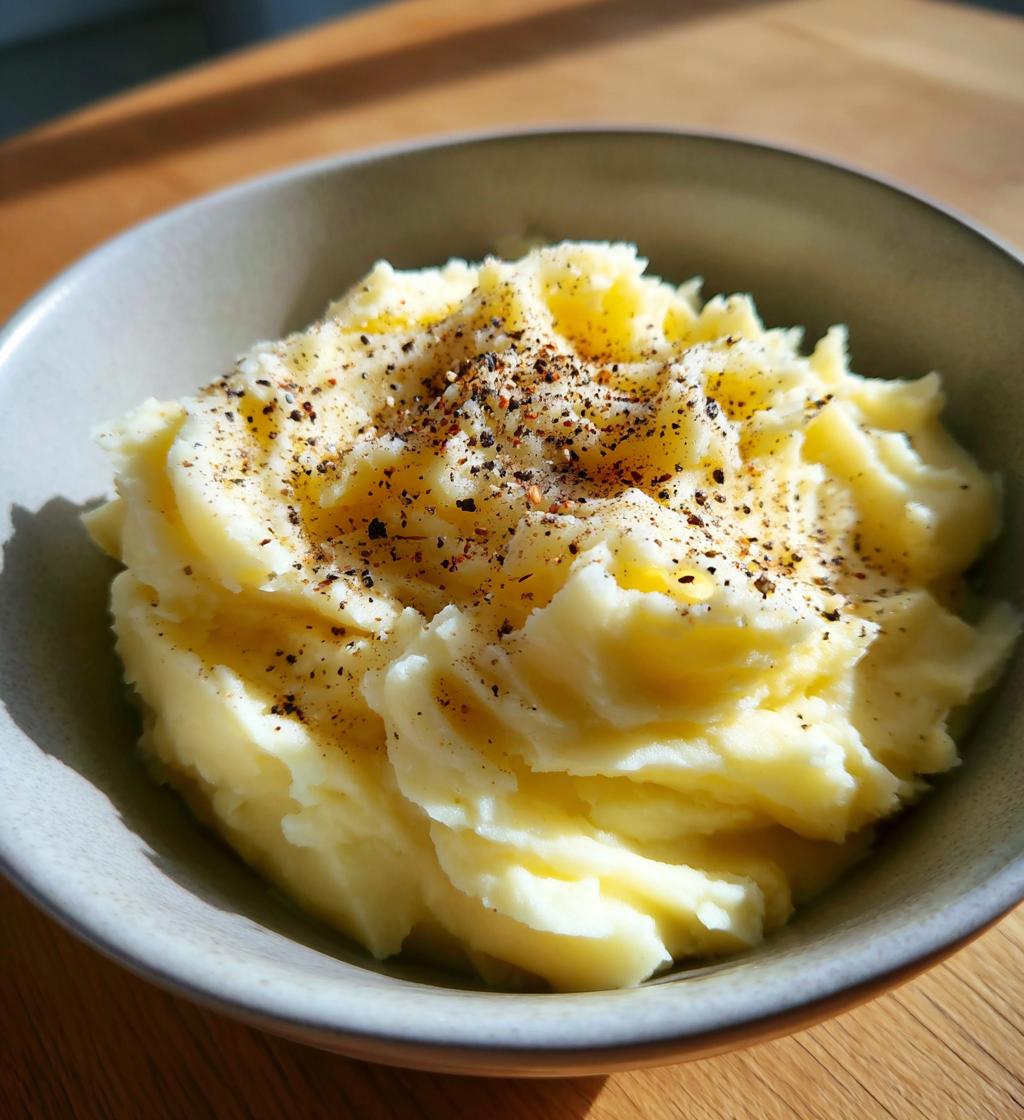 creamed potatoes - detail 1