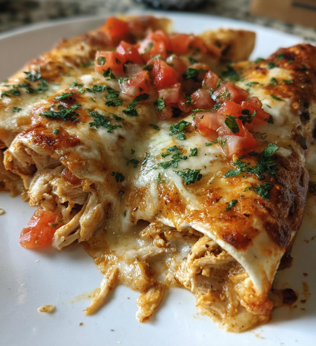 creamy chilli chicken enchiladas