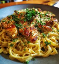 creamy garlic parmesan chicken pasta