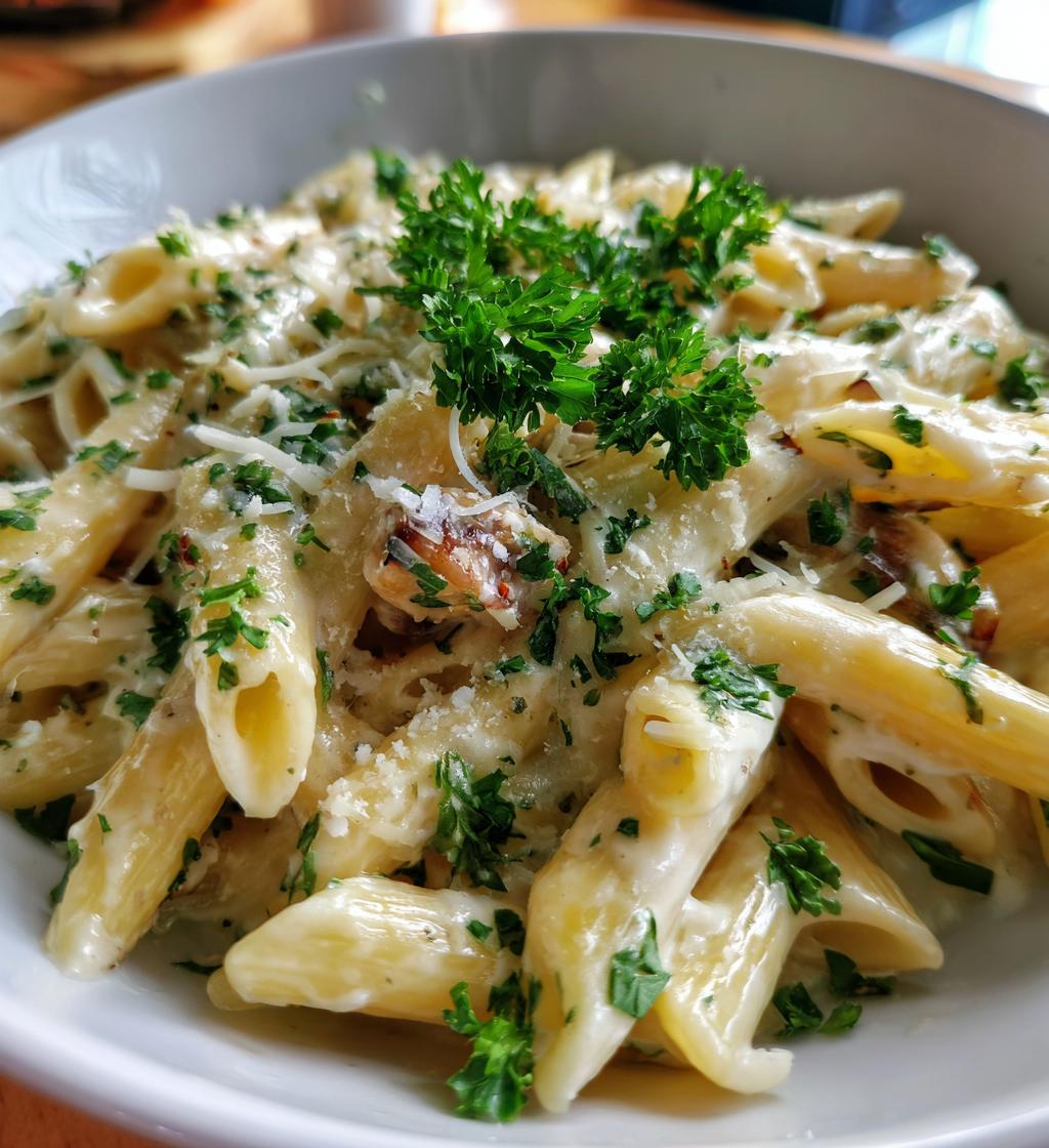 creamy garlic penne pasta a comforting indulgence