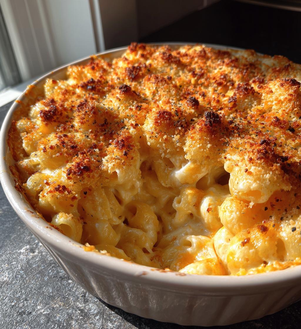 creamy macaroni and cheese casserole