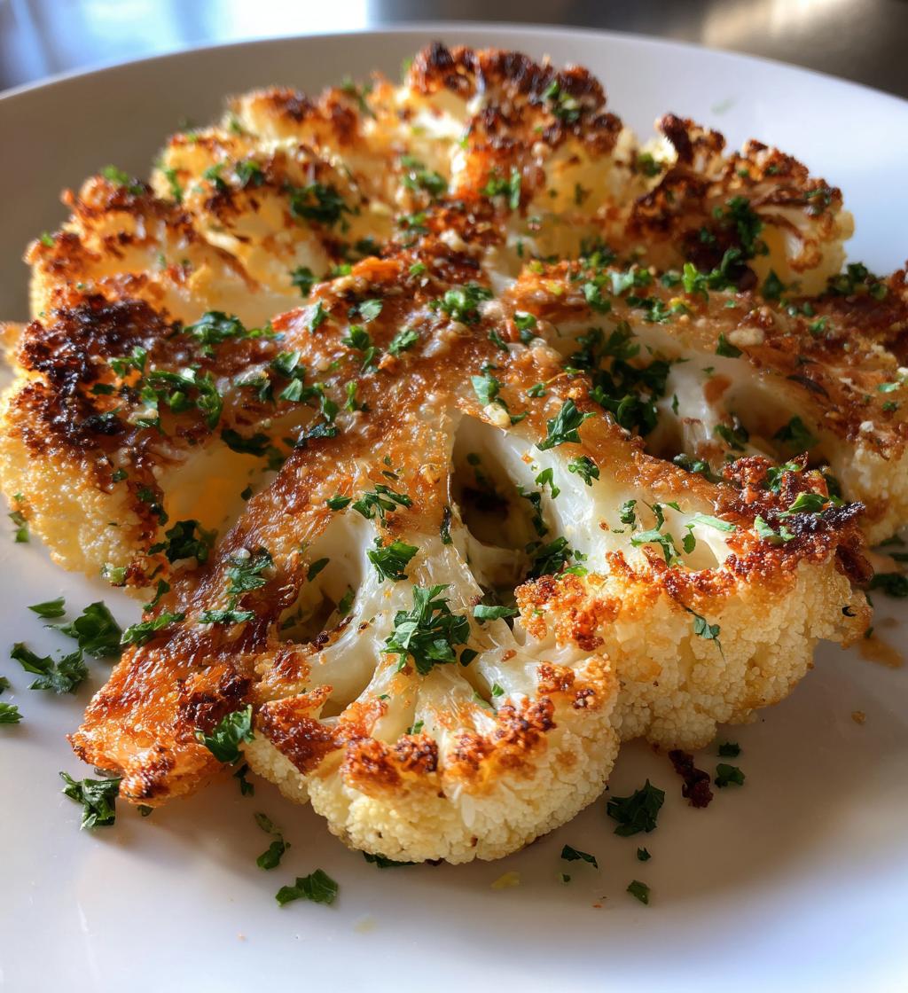 crispy baked cauliflower steaks