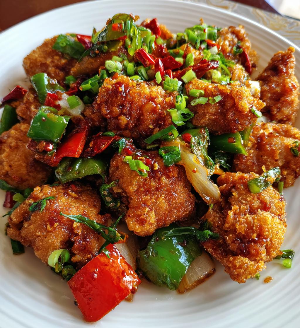 crispy chilli chicken - detail 1